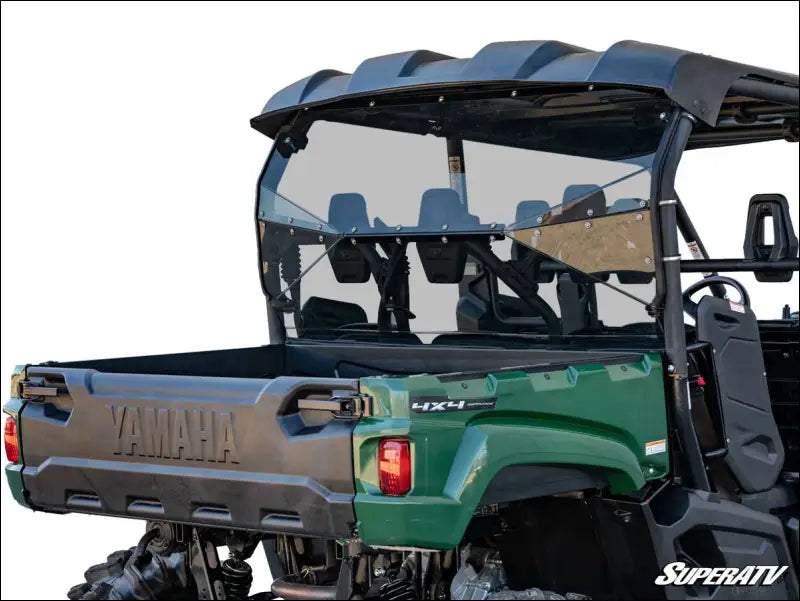 SuperATV Yamaha Viking Rear Windshield - VI / Standard Polycarbonate - Light Tint