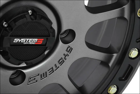 System 3 SB-5 Beadlock Wheel Matte Gunmetal - Wheels