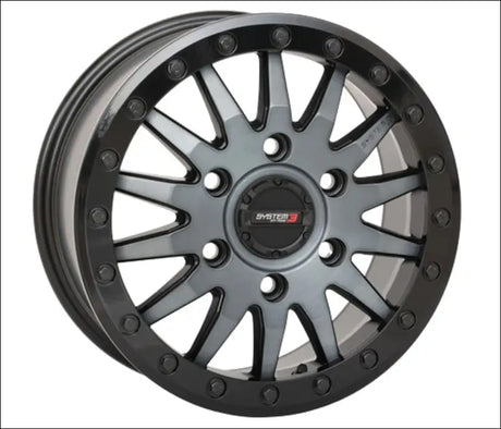 System 3 SB-8 Beadlock Wheel 6-Lug - Matte Brushed Grey - 15x7 / 6x5.5 / 5 + 2 ( + 38mm) - Wheels