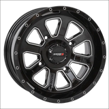 System 3 ST-4 Wheel Gloss Black - 14x7 / 2 + 5 / 4x110 - Wheels