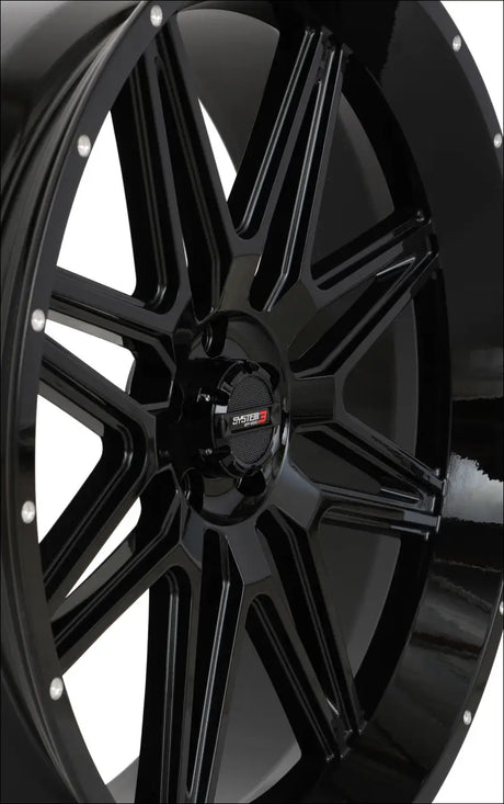 System 3 ST-7 Wheel - Gloss Black - 24x9 / 5x4.5 / 5 + 4 - Wheels