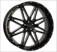 System 3 ST-7 Wheel - Gloss Black/Milled - 20x7 / 5x4.5 / 4 + 3 - Wheels