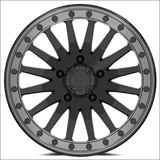 Valor Offroad V06 Beadlock 5-Lug – Gloss Black - Wheels