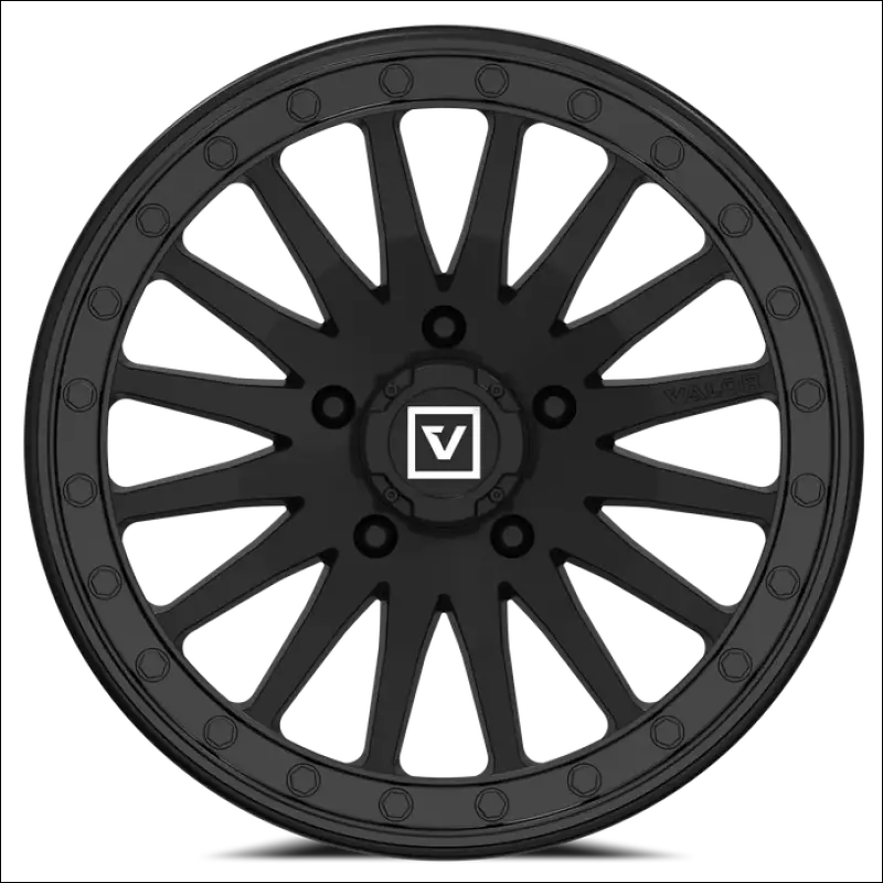 Valor Offroad V06 Beadlock 5-Lug - Satin Black - Wheels
