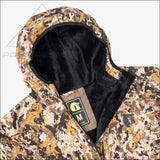 Waterproof 1/2 Zip Bog Hoodie | Mens - 7 Brown - Large - Outerwear