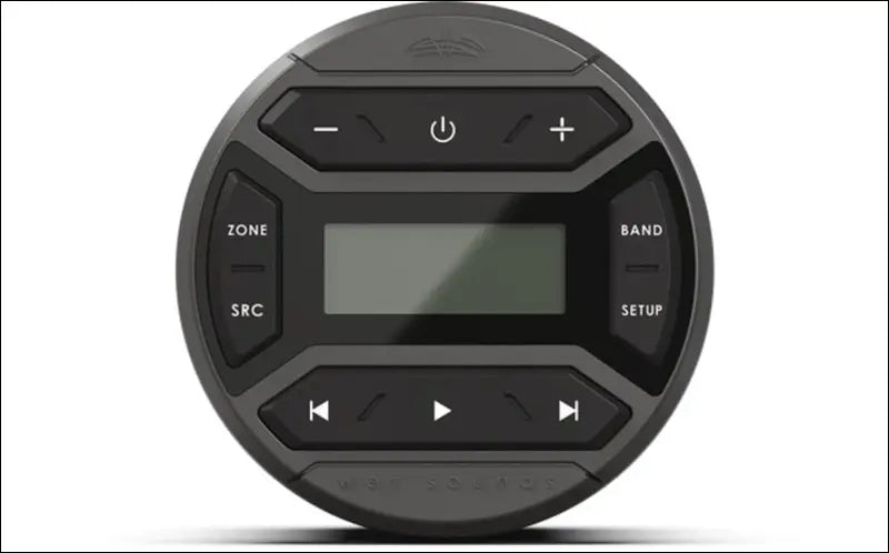 Wet Sounds AM/FM/Digital Tuner Round Media Center - Audio