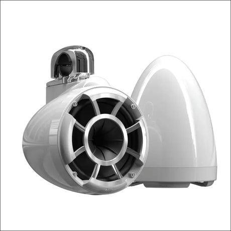 Wet Sounds Revolution Series 8’’ White Tower Speakers - Fixed Clamp (1 7/8’’ - 3’’) - Audio