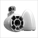 Wet Sounds Revolution Series 8’’ White Tower Speakers - Swivel Clamp (1 7/8’’ - 3’’) - Audio