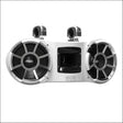 Wet Sounds Revolution Series Dual 10’’ White Tower Speaker - Swivel Clamp (1 7/8’’ - 3’’) - Audio