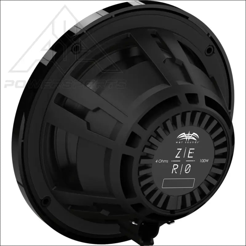Wet Sounds Zero Series 6.5-inch High-Output Component Style Coaxial Speakers - Black - Audio