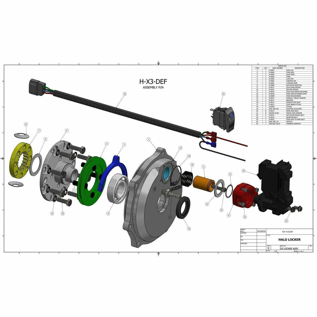 Can Am Differential Differential Locker Kit ASA Powersports